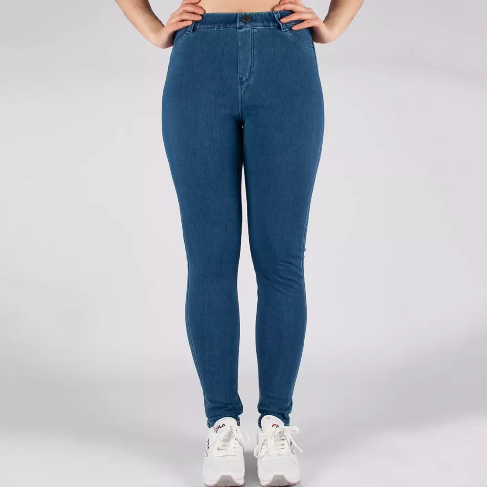 Active Usa Adriane jeggingsit denim blue