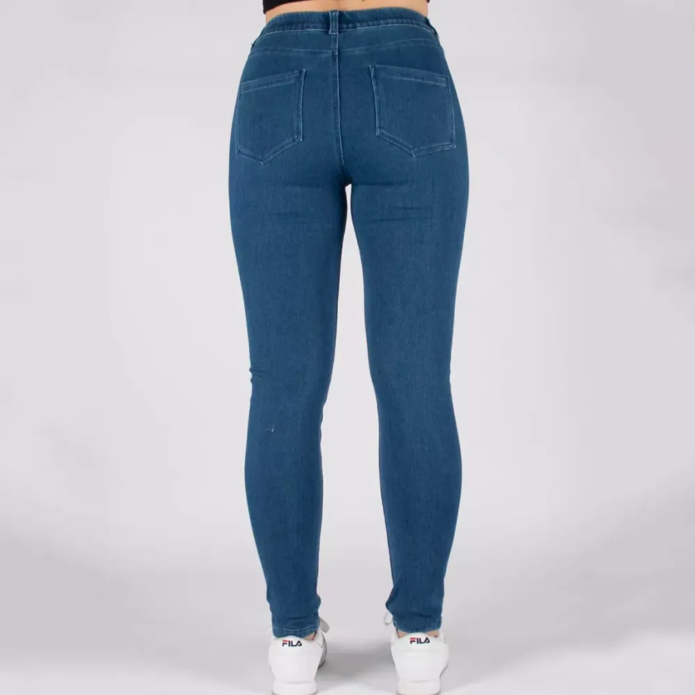 Active Usa Adriane jeggingsit denim blue