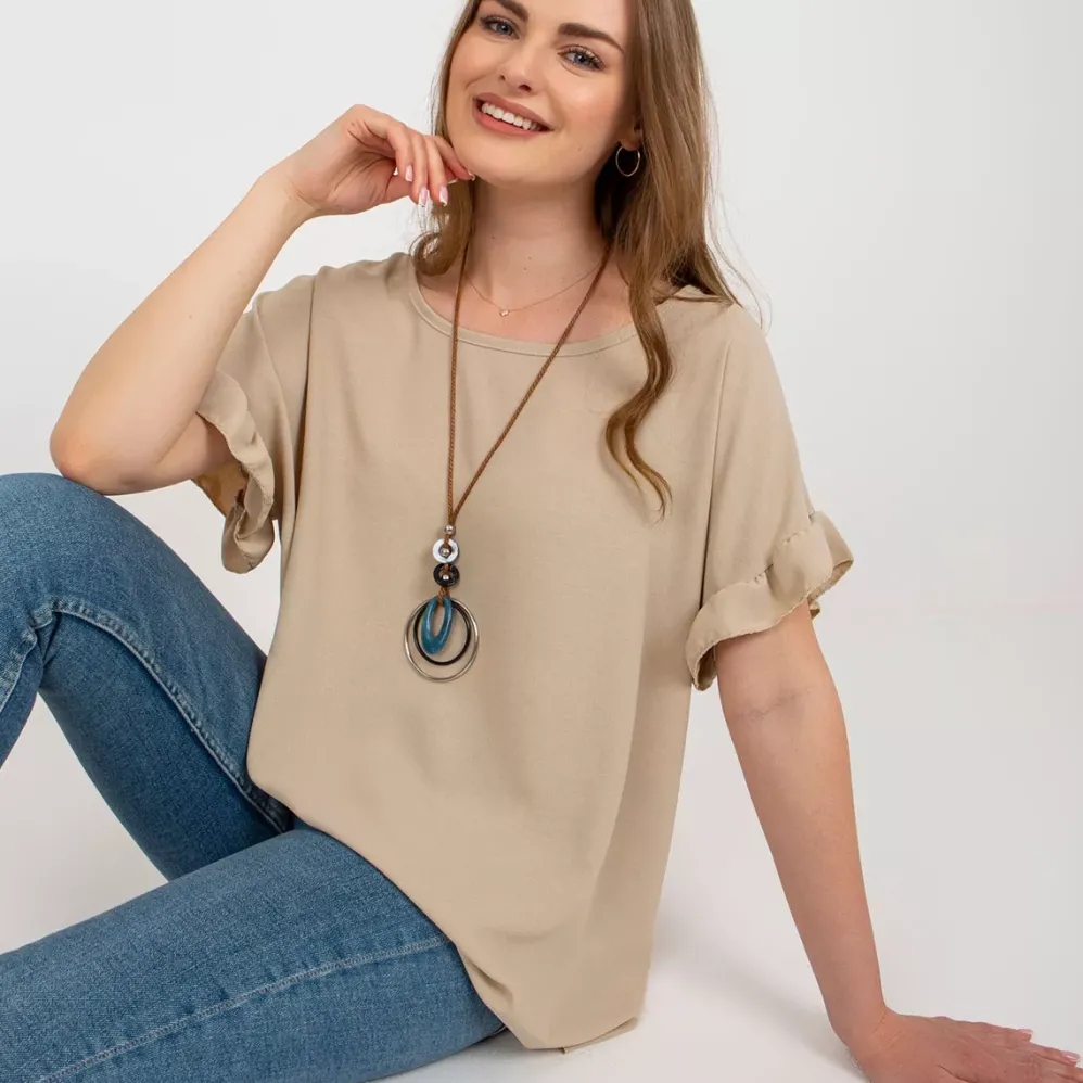 Adela Ciara paita korulla beige