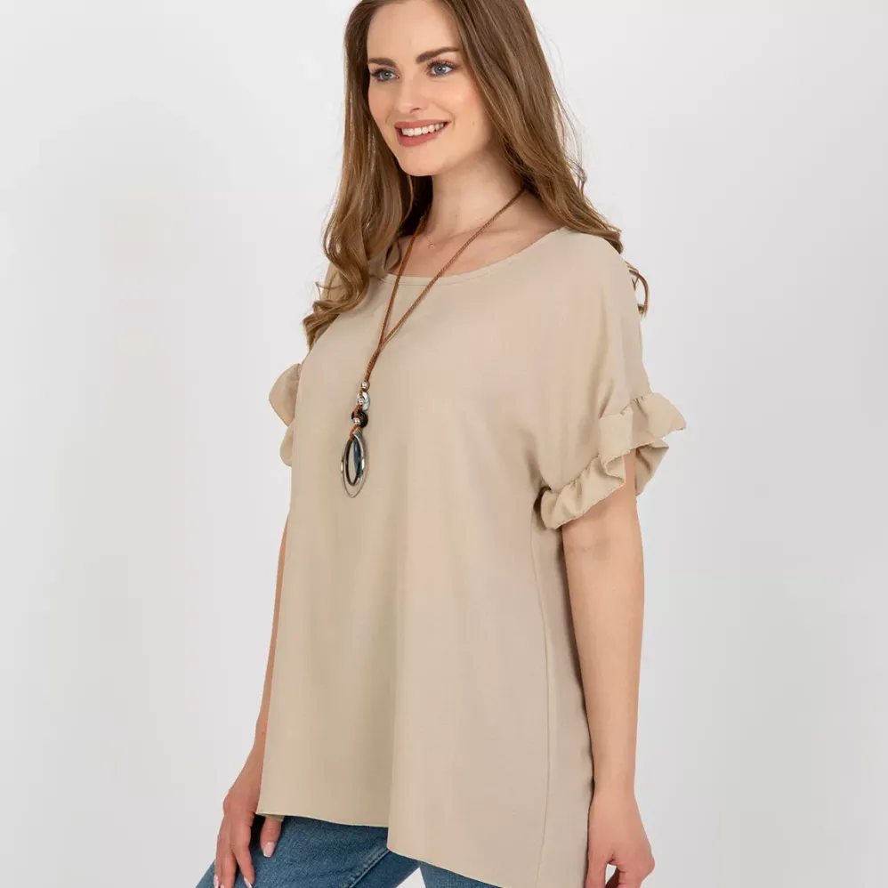 Adela Ciara paita korulla beige