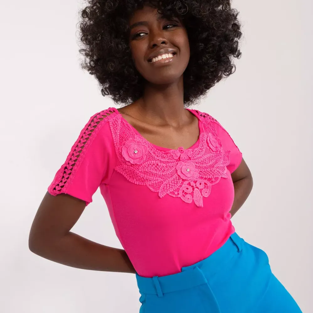 Ambitionfly Seela t-paita fuksia