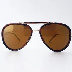 Aviator aurinkolasit ruskea