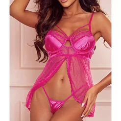 Babydoll ja stringit rose