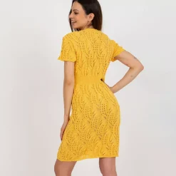 Badu Becca neulemekko mustard