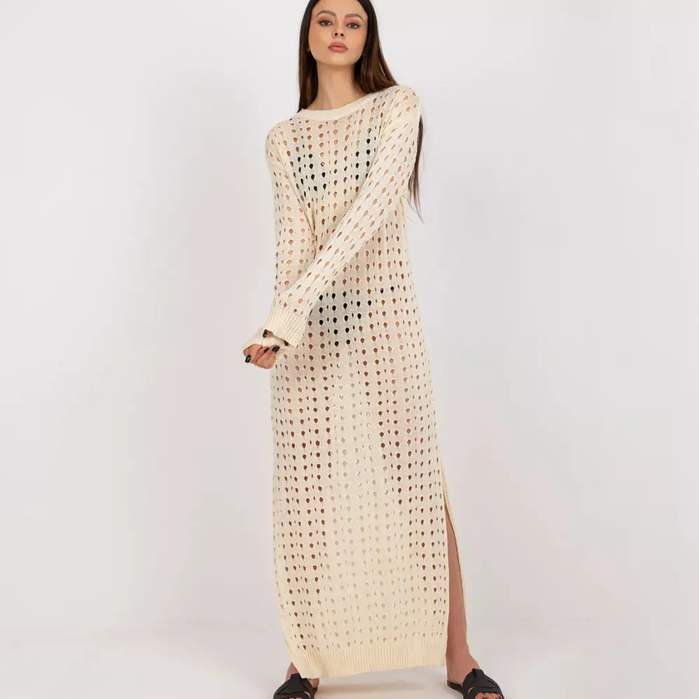 Badu Cascade neulemekko light beige