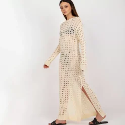 Badu Cascade neulemekko light beige