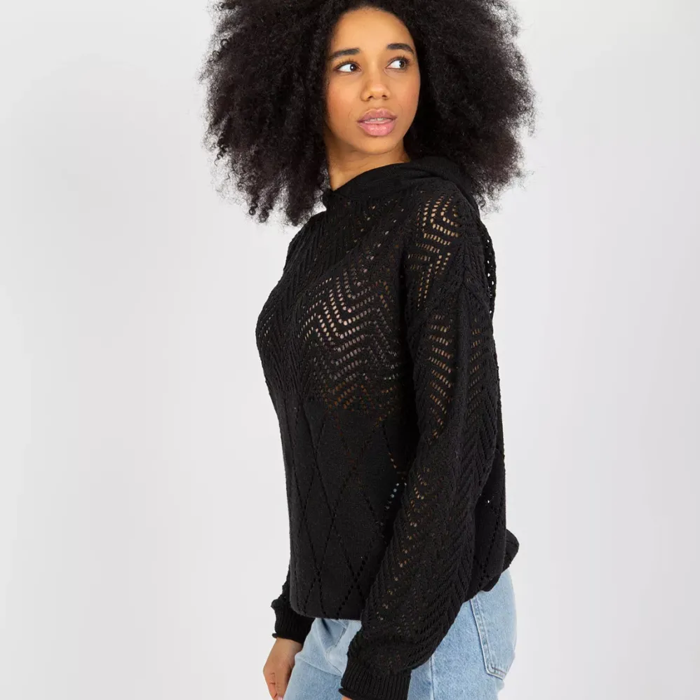 Badu Edda neulehuppari musta