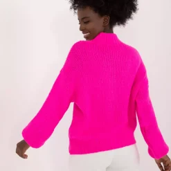 Badu Elea neulepaita neonpinkki
