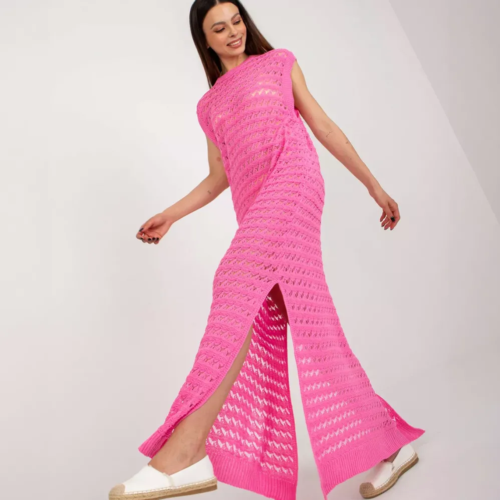 Badu Flick neulemekko pinkki