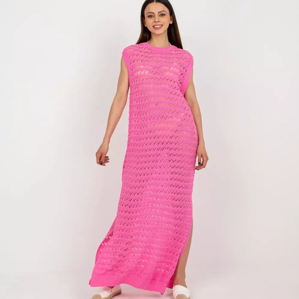 Badu Flick neulemekko pinkki