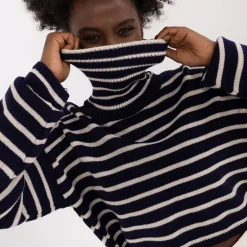 Badu Laurel Crop neulepaita tummansininen