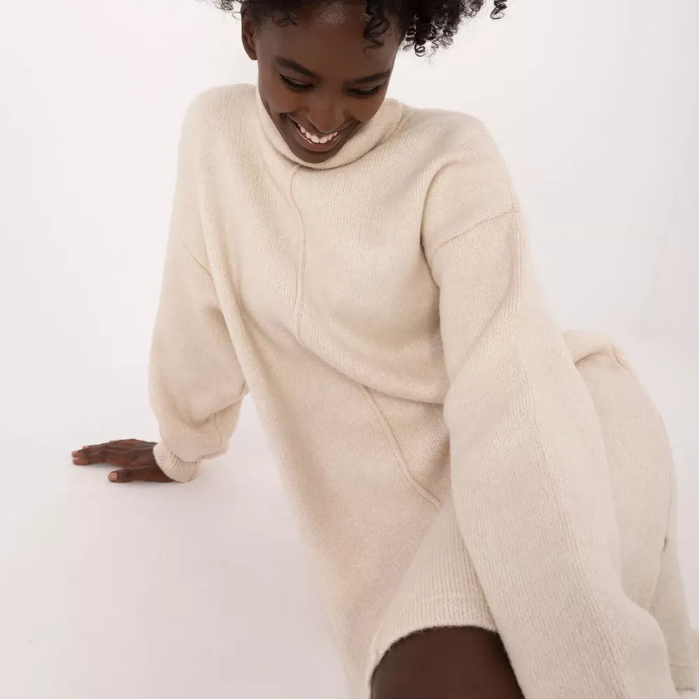 Badu Lennie neulepaita vaalea beige