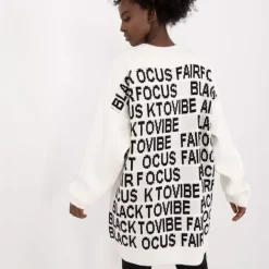 Badu Vibe neulepaita valkoinen