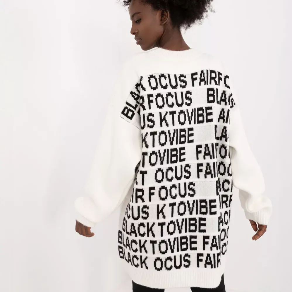 Badu Vibe neulepaita valkoinen