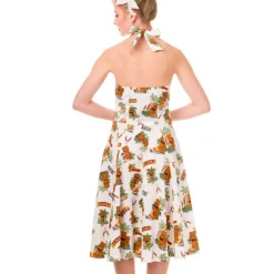 Banned Tiki mekko valkoinen