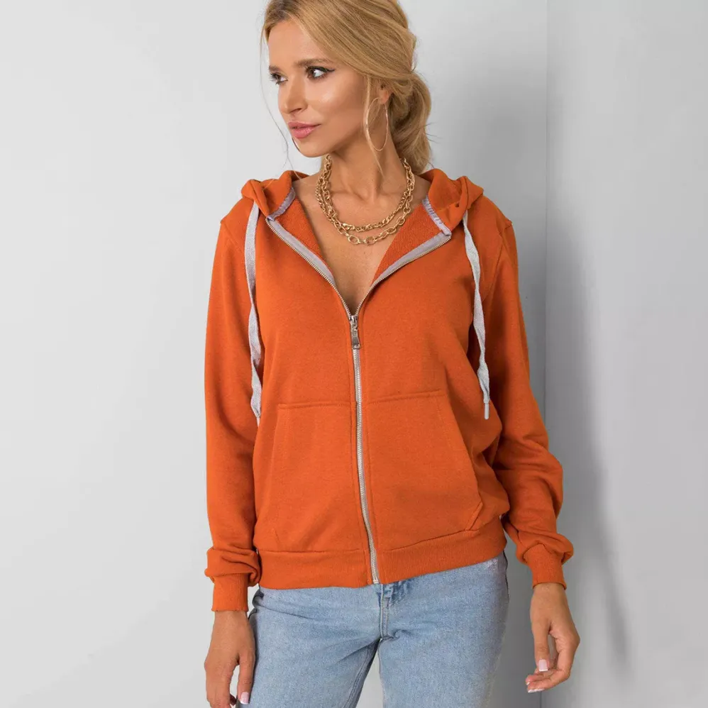 Basic Linda huppari tumma oranssi