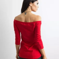 Basic Live Off Shoulder paita punainen