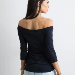 Basic Live Off Shoulder paita navy