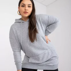 Basic Luna huppari vaaleanharmaa