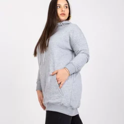 Basic Luna huppari vaaleanharmaa