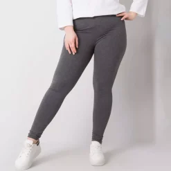 Basic Maysie trikooleggingsit tummanharmaa