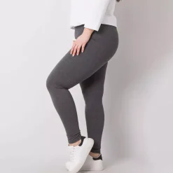 Basic Maysie trikooleggingsit tummanharmaa