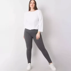 Basic Maysie trikooleggingsit tummanharmaa