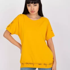 Basic Raina trikoopaita mustard