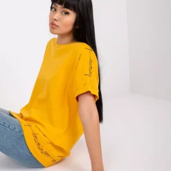 Basic Raina trikoopaita mustard