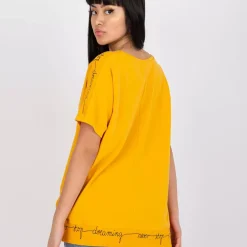Basic Raina trikoopaita mustard