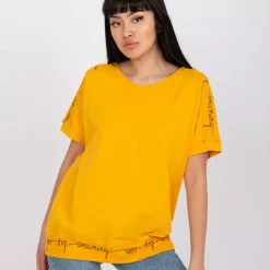 Basic Raina trikoopaita mustard
