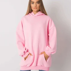 Basic Roselle collegehuppari pinkki