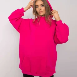 Basic Roselle collegehuppari fuksia