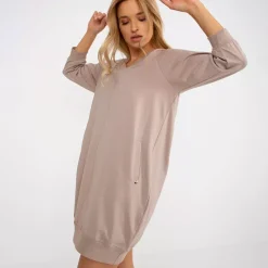 Basic Salerno pitkä trikoopaita beige