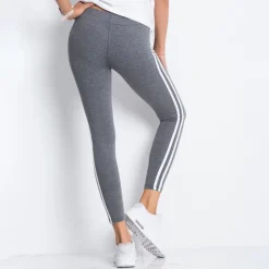 Basic Stripes leggingsit meleerattu t.harmaa