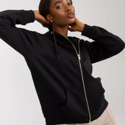 Basic Zip Up hupparitakki musta