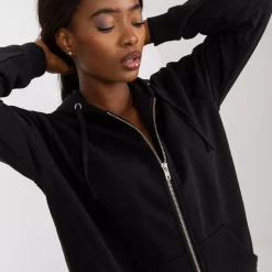 Basic Zip Up hupparitakki musta