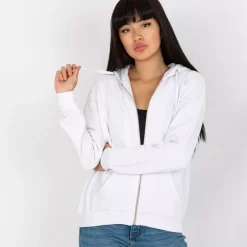 Basic Zip Up huppari valkoinen