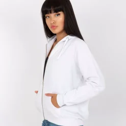 Basic Zip Up huppari valkoinen
