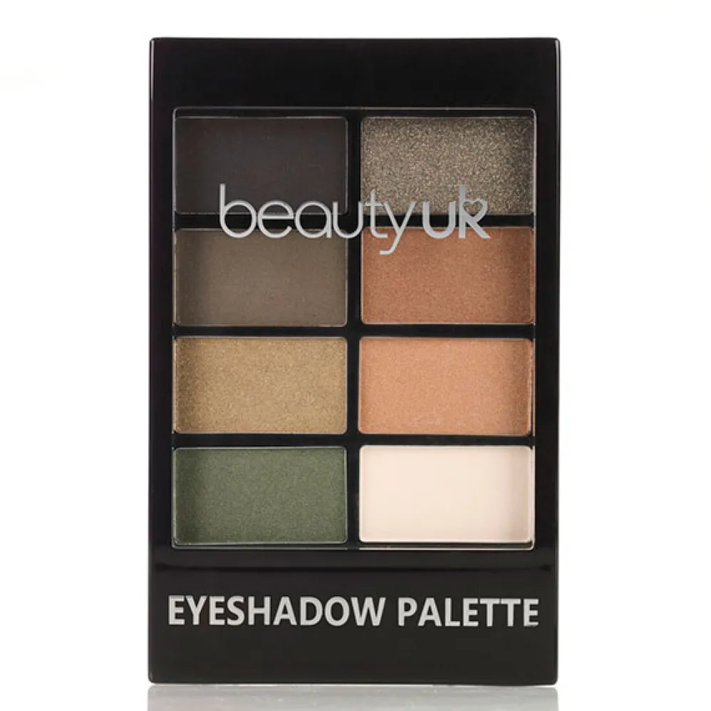 BeautyUK luomiväripaletti no.5 - Green with Envy