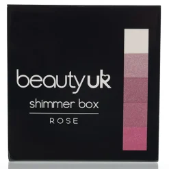 BeautyUK poskipuna Shimmer Box 2 Rose