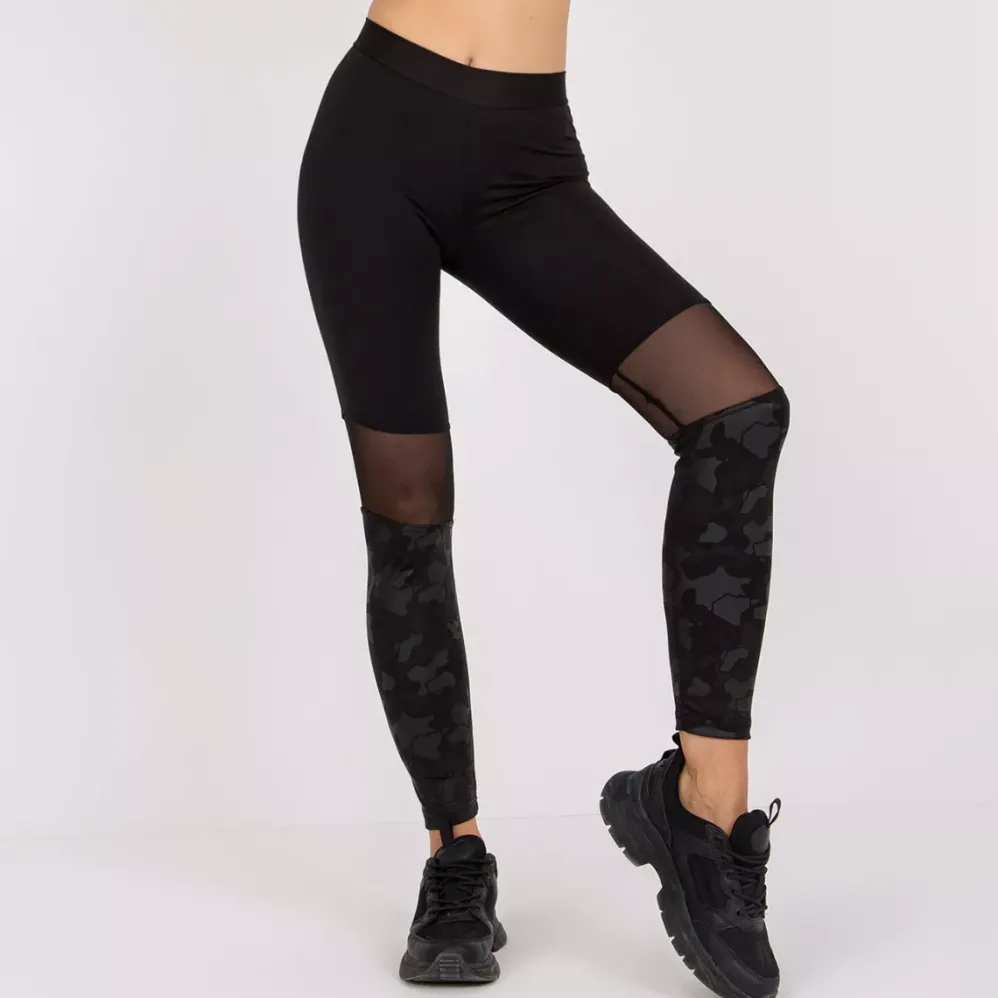 Berrak Insert leggingsit musta