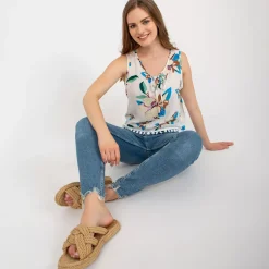 B Fashion Oneida toppi valkoinen