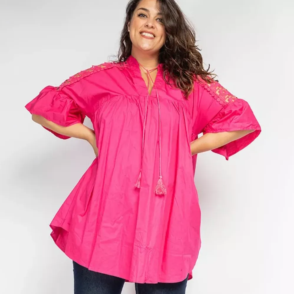 Bubblee Annalee tunika fuksia
