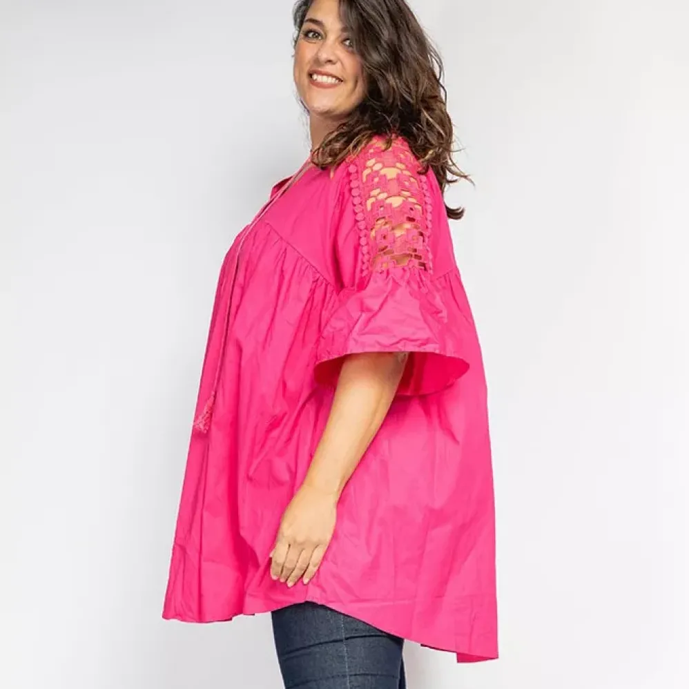 Bubblee Annalee tunika fuksia