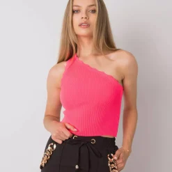 Calben Heisley superstrech toppi neonpinkki