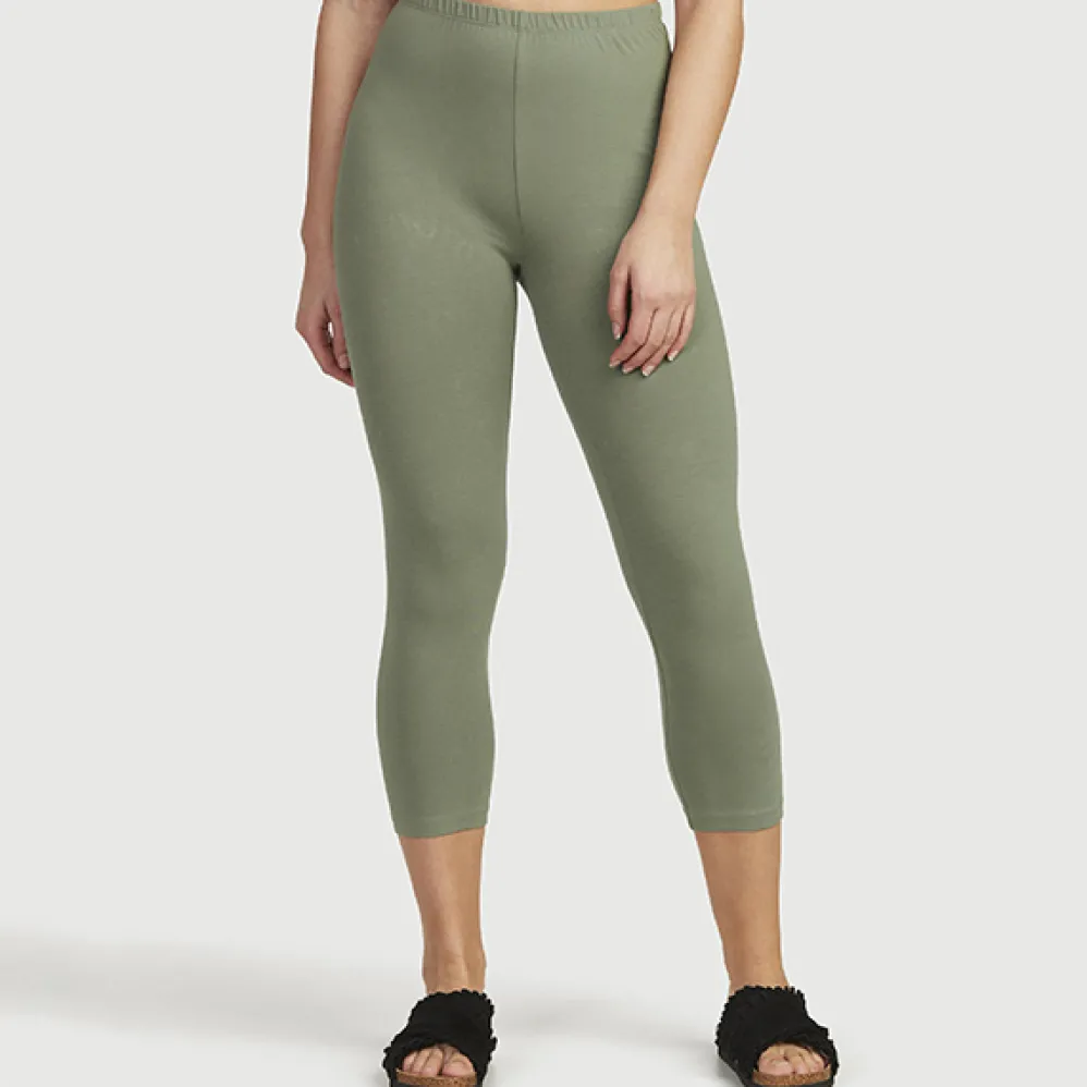 Caprileggingsit 2-pakkaus khaki/musta