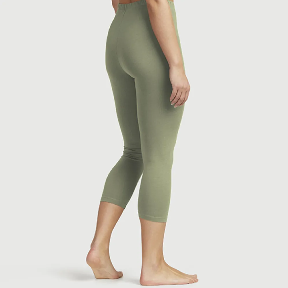 Caprileggingsit 2-pakkaus khaki/musta