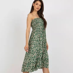 C&C Julia 2-way kuvioitu mekko vihreä