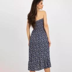 C&C Sadie 2-way kuvioitu mekko navy